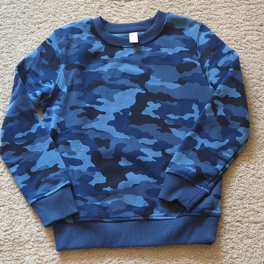 Joe Fresh Navy Camouflage Kids Sweatshirt